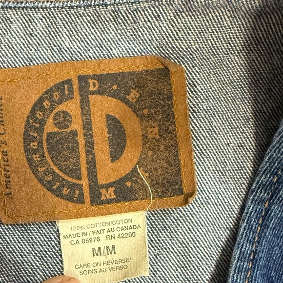 Vintage International Denim Vest size M preowned - Picture 3 of 7